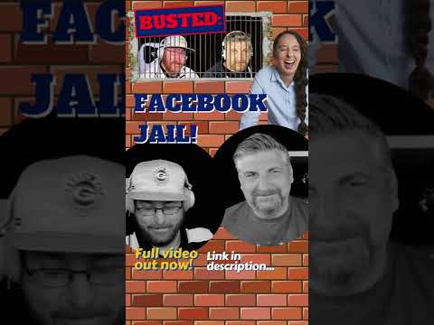 Busted: Facebook Jail! Check out episode 65 of The Tuesday Show with CJ and Ted... #Shorts