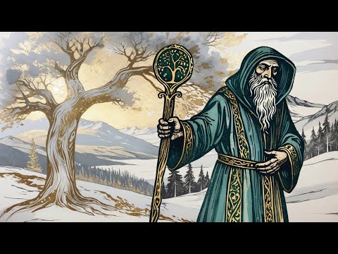 The Winter Quest of a Druid | Mystical Celtic Harp | Soothing Medieval Music | Forest Sound Journey