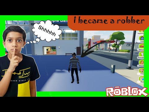 Robbing the topia bank!!! #Roblox #VivaanAce