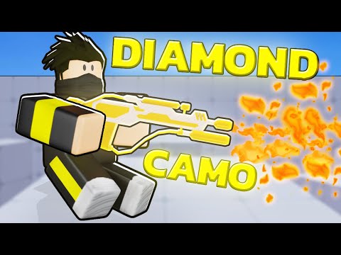 I Unlocked The DIAMOND CAMO For FLAMETHROWER In Roblox Rivals..