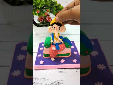 Ganesh Chaturthi Special🙏🎊 Amchya Papani Ganpati Ji Idol Making With Clay💕🥥🌺 Ganpati Bappa Morya 🙏🙏🙏