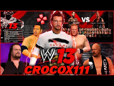 WWE 13 By CrocoX111 Released! [ PSP WWE HIDDEN GEMS SERIES 2 ]