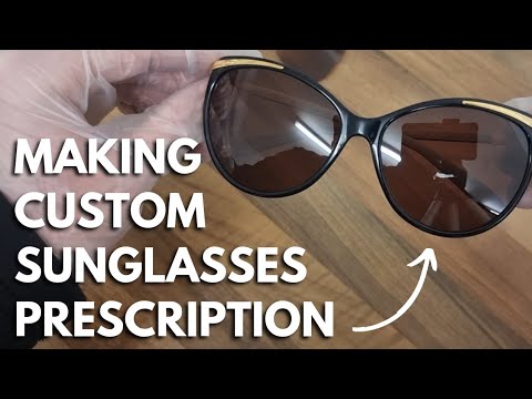 Prescription sunglasses lenses