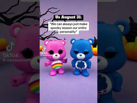 Funkopop care bears transformation into halloween care bears #carebears #funkopop #halloween #tiktok