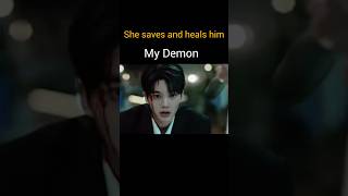 She saves him #kdrama #mydemon #songkang #kimyoojung #trendingshorts #trendingreels #cdrama #korean