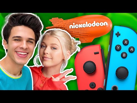 Brent Rivera & Loren Gray Play Nintendo Switch at the Nickelodeon Kids' Choice Awards