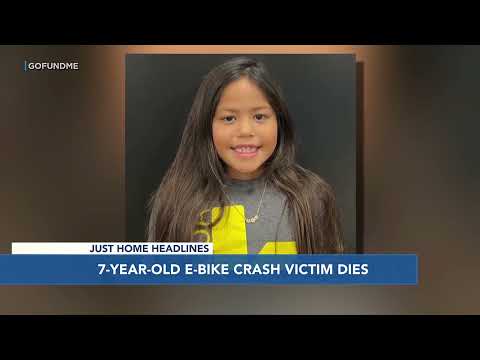 7-year-old dies from injuries after e-bike crash