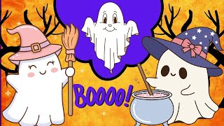 5 little ghosts | Five little ghosts for kids | Brainy Bunch  | cocomelon rhymes