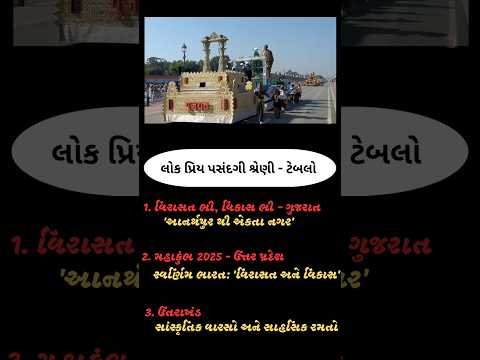 લોકપ્રિય ટેબલો 26 January 2025 parade tableau| #26januaryparade#26january#kartavyapath#current