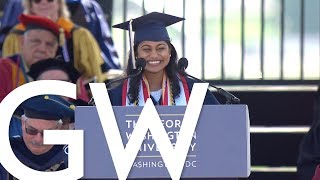 2018 GW Commencement Student Speaker: Meenu Mathews