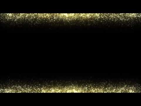 Glowing Golden Dust Particles Background Looped Animation | Free HD Version Footage