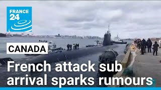 French nuclear-powered attack sub surfaces off Canada near US border • FRANCE 24 English