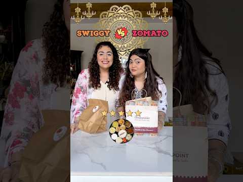 Swiggy vs. Zomato Best Rated Vrat Food! #navaratri #foodchallenge #vratfood