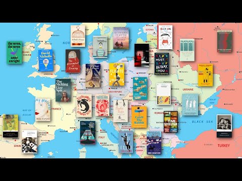 a book from every country in europe 🌍