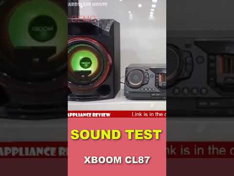 LG Xboom CL87 DJ effects | sound test