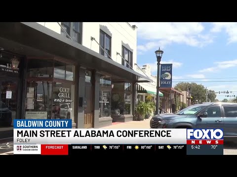 Community leaders from across the state in Foley for Main Street Alabama Conference