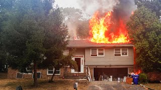 EARLY ARRIVAL TWO ALARM Structure Fire Brick New Jersey 9/26/24