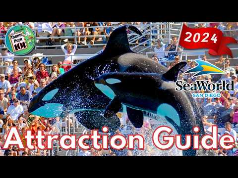 SeaWorld San Diego ATTRACTION GUIDE - 2025 - All Rides & Shows - California