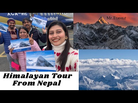 Seeing Mount Everest from flight 😍|| A Himalayan Adventure || Nepal🇳🇵|| Pashupatinath Temple 🙏🏻