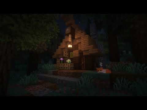 Cozy Woodland Cabin | Minecraft Music & Ambience