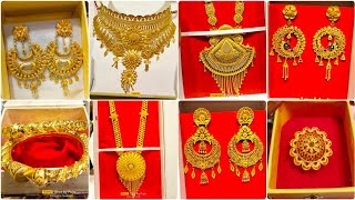 Matro 1 Gram Theke Biyer Sob Rokom Goyna /Gold Jewellery | Earrings/Necklace/Choker/Angti ||