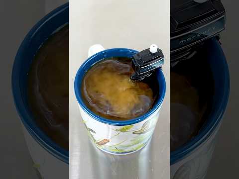 Stirring Coffee With A Boat Motor