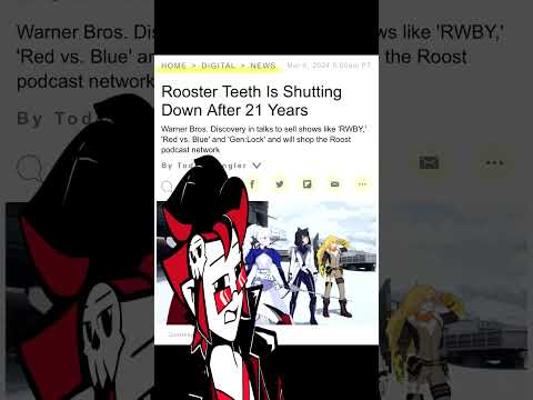 Rooster Teeth is Closing Down #roosterteeth #shorts #closing