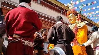 Buddha Statue shifting starts from Chowkhang Vihara to Dharma Centre Leh