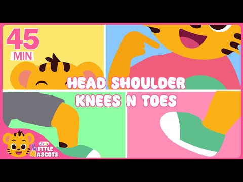 Head Shoulder Knees & Toes + This Is The Way + more Little Mascots Nursery Rhymes & Kids Songs