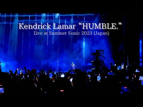 Kendrick Lamar “HUMBLE.” Live at Summer Sonic 2023 (Tokyo, Japan)