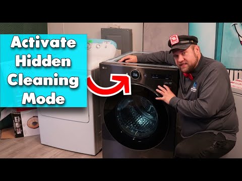 LG Heat Pump Dryer Maintenance & Secret Cleaning Mode - How to Do (DLHC5502)