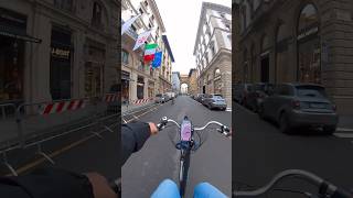 Bicycle Ride | Florence by Bike (Shorts) #bikecommute #cyclingaroundtheworld #florence