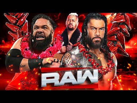 Roman Reigns vs Jacob Fatu WWE Raw Netflix Tribal Combat - Special Guest Referee | FULL MATCH