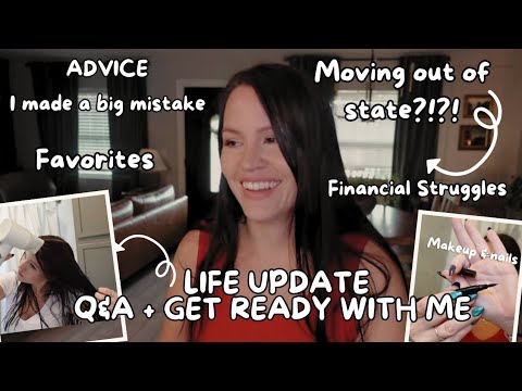 LIFE UPDATE | Moving out of state!? | Financial struggles, Favorites, skincare, tattoos and more !