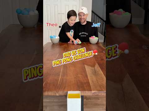 PING PONG ROLL - DAD vs SON 🏓