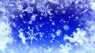 Snowflakes on a blue background #video #nature #snow #winter