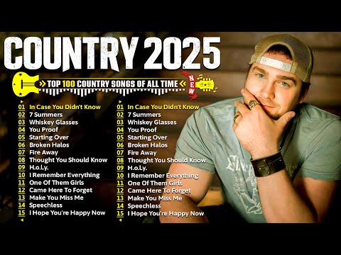 Country Music 2025 Collection - Lee Brice, Luke Combs, Chris Stapleton, Luke Bryan, Jon Pardi