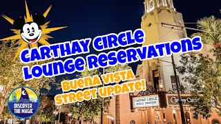 NEW! Carthay Circle Lounge - Alfresco Dining Experience | Disneyland Resort