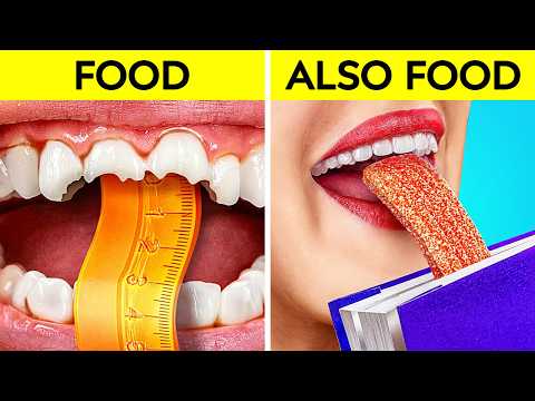 NEW 123GO! Unique Ways To Sneak Food Into School! Good Vs Bad Student Hacks