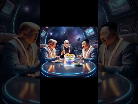 "Trump, Modi & Kim Jong Un Eat Banana Pudding in a Sci-Fi World! (Must Watch!)"