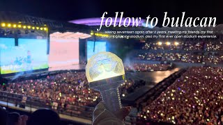 concert vlog — seventeen tour follow to bulacan day 1 | dear shai