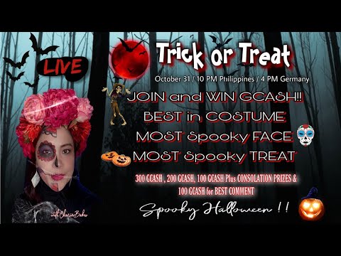 JOIN AND WIN GCASH /  Halloween Special / #TrickorTreatwithCharieBakes