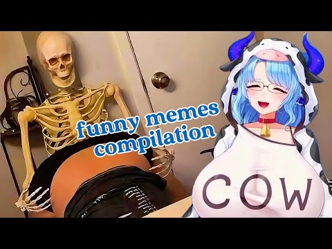 Milky react to hilarious memes compilation | Try not laugh