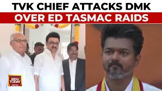 TVK Chief Vijay Attacks DMK Over ED TASMAC Raids, Demands Independent Probe Into Liquor Scam