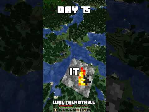 100 Days - [Minecraft Shorts] - Day 75 #minecraft #100days