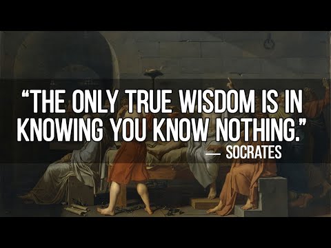 Phrases that make you think. Quotes, aphorisms and wise thoughts of Socrates.