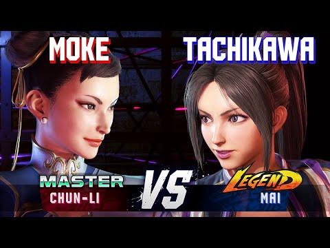 SF6 ▰ MOKE (Chun-Li) vs TACHIKAWA (Mai) ▰ High Level Gameplay