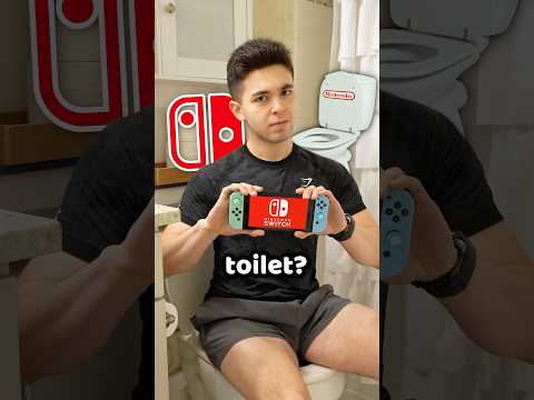 Nintendo Switch Toilet Setup!