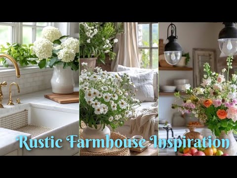 Top Rustic Farmhouse Cottage Decor Inspiration #farmhouse #rusticdecor #home