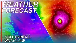 Downpours, severe storms and two tropical lows forecast across Queensland this week